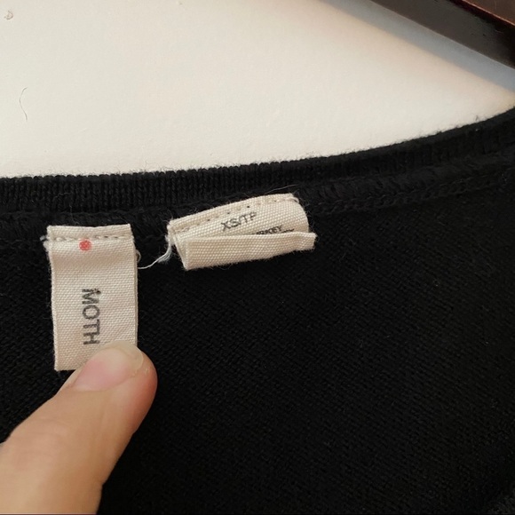 Anthropologie Moth Curved Hem Textured Knit Tank - Picture 5 of 6